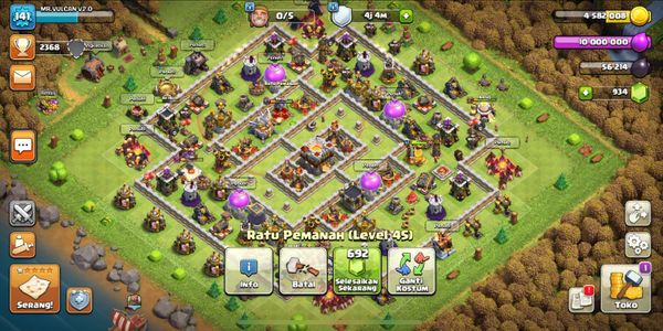 Th 11 max cheap sultan | White walls | exp 141 | Hero BK 43 AQ 46 GW 17 | Hero skins | troops ready for battle | defend max