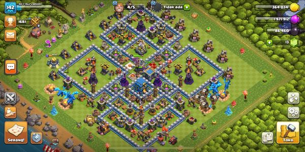 Th 12 max cheap sultan | Full Blue Wall | exp142 | Hero BK 50 AQ 50 GW 22 | Can change name | Lots of hero skins | Troops ready for combat | Defend max