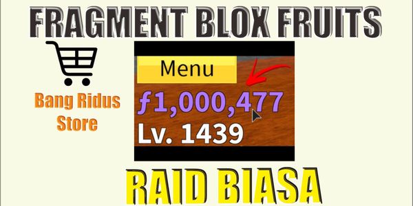 Raid Blox Fruits 1000 Fragments = Rp1.500 !!!