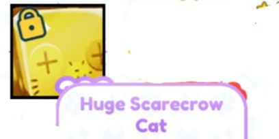 Golden Huge Scarecrow | Pet Simulator X | RBL