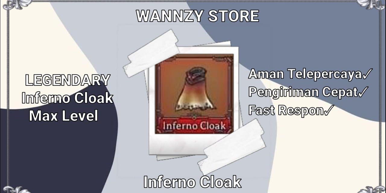Beli Item Inferno Cloak King Legacy Roblox Terlengkap dan Termurah
