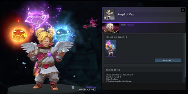 Angel of Vex (Include Persona) (Invoker Diretide Collector Cache 2022 Bundle)