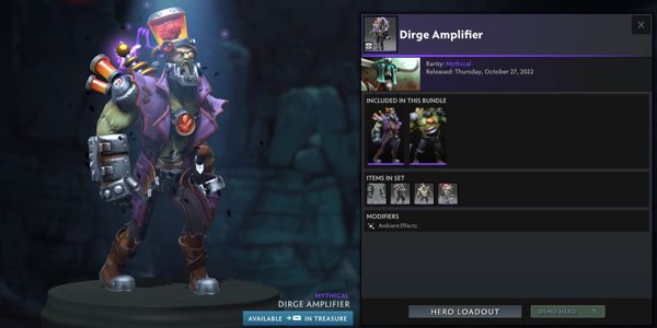 Dirge Amplifier (Undying Diretide Collector Cache 2022 Bundle)