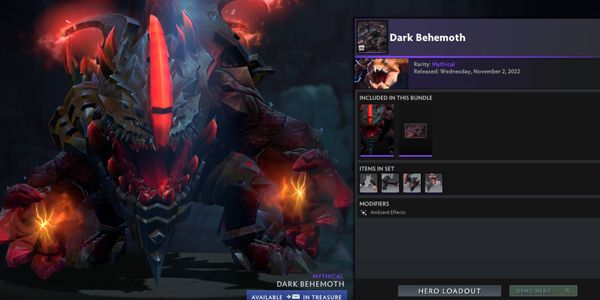 Dark Behemoth (Primal Beast Diretide Collector Cache 2022)