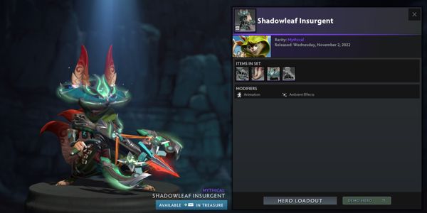 Shadowleaf Insurgent (Hoodwink Diretide Collector Cache 2022 Bundle)