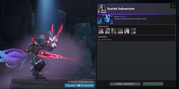 Scarlet Subversion (Riki Diretide Collector Cache 2022 Bundle)