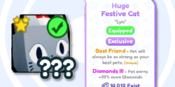 Huge Festive Cat Exclusive
