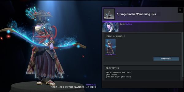 Beli Item Gift Stranger in the Wandering Isles (CC Drow Ranger Aghanim ...