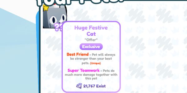 Huge Festive Cat