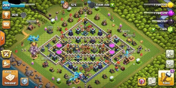 [SUPERCELL] ANDROID & IOS | TH 14 |LEVEL 209 | KING 55 | QUEEN 61 | GRAND WARDEN 44 | ROYAL CHAMPIONS 20