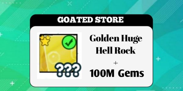 Golden Huge Hell Rock