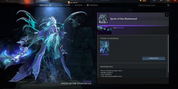Spoils of the Shadowveil (Diretide Collector Cache 1) (Spectre Set)