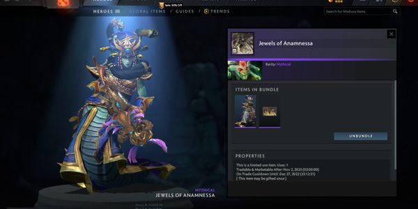 Jewels of Anamnessa (Battlepass Collection Very rare) (Medusa Set)