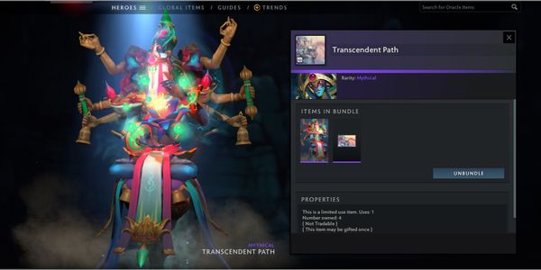Transcendent Path (Oracle Set) Collector Cache 2022