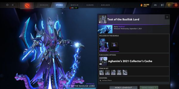 Test of the Basilisk Lord (Razor Aghanim's Collector Cache)