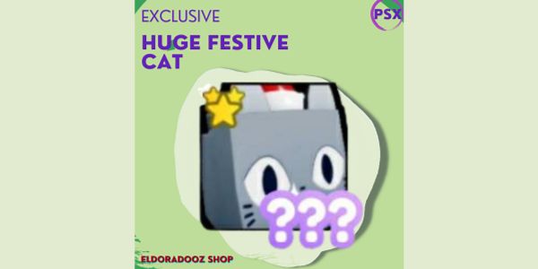 HUGE FESTIVE CAT (bonus 3b gems)