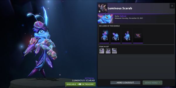 Luminous Scarab (Puck Set Aghanim's 2021 Continuum Collection)