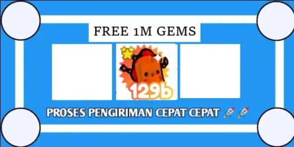 Pet Simulator X Rainbow Santa paws Mythical Pet - FREE 1M GEMS