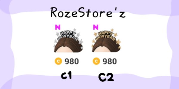 Happy New Year Headband || RozeStore'z
