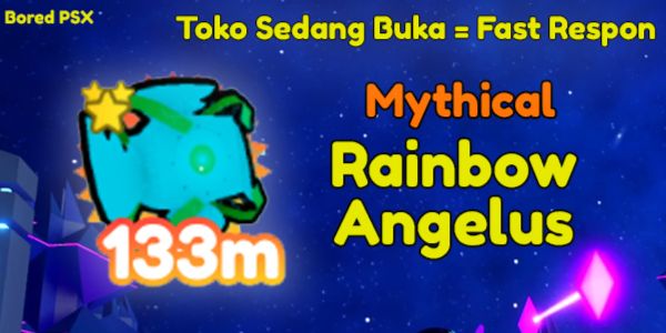 Rainbow Mythical Angelus || Mythical Collection Pet Simulator