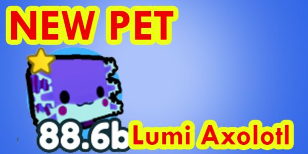 Lumi Axolotl New Pet - Pet simulator
