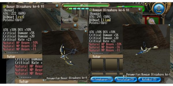 Cheap full critical bow