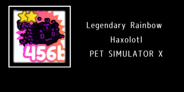Rainbow Haxolotl - Pet Simulator