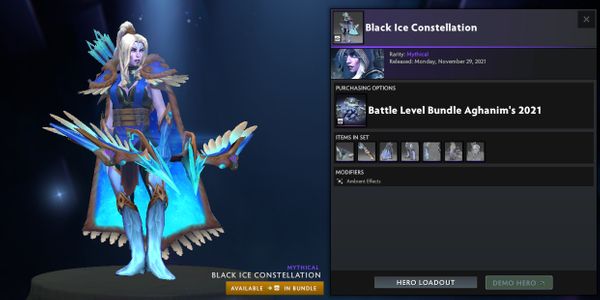 Black Ice Constellation (Drow Ranger Set Aghanim's 2021 Continuum Collection)