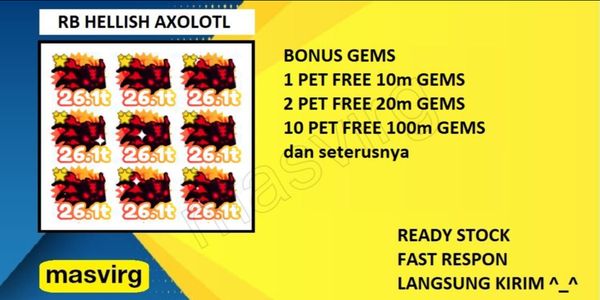Rainbow RB Hellish Axolotl