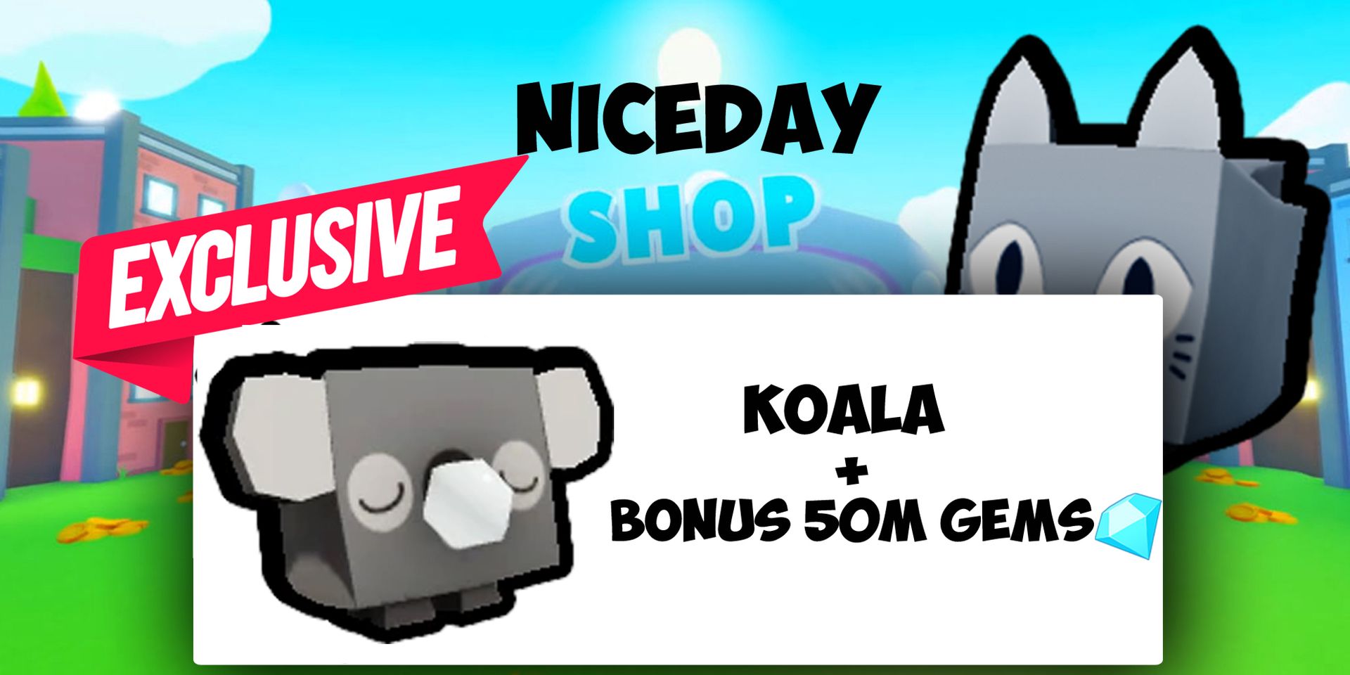 Beli Pet Exclusive Exclusive Koala Pet Simulator X Roblox Terlengkap dan Termurah April 2024