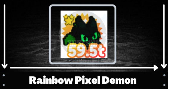 Rainbow Pixel Demon