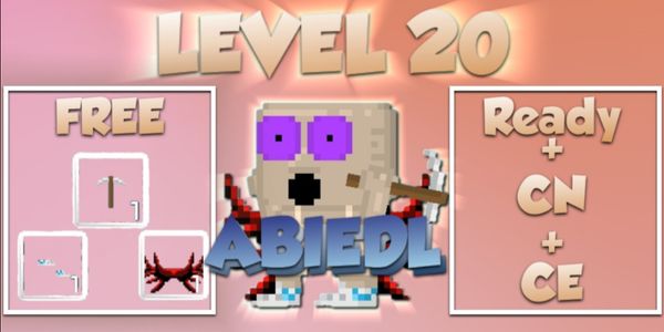 LV 20 ACCOUNT + EMAIL + CHANGE NAME + PICKAXE + RIPPER WINGS + AIR ROBINSON