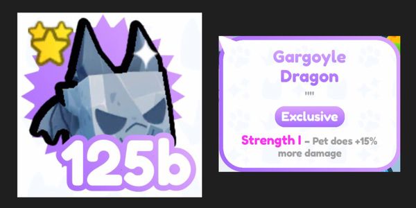 Gargoyle Dragon Exclusive Pet | Pet Simulator