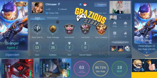SMURF ACCOUNT SULTAN COLLECTOR GRANGER WR GG #GG #safe #cheap