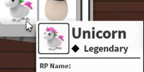 Unicorn Plush | Adopt Me -Super Rare RBL