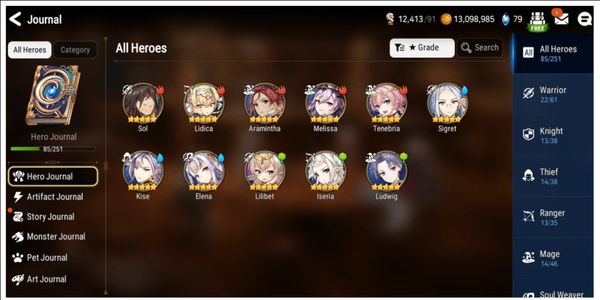 [GLOBAL/Android/IOS] Melissa, Elena | NAT5 11 Heroes | Stove Unverified | Change Name On