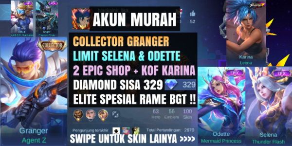 AKUN MURAH COLLECTOR GRANGER
