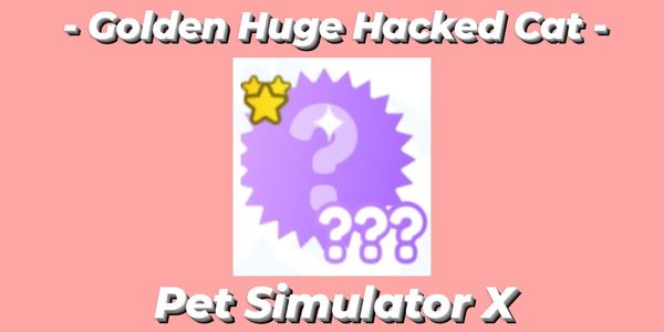 Golden Huge Hacked Cat - Exclusive