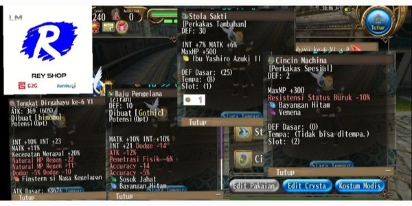 High dmg mage equipment set
