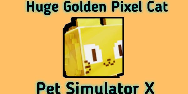 Golden Huge Pixel Paint
