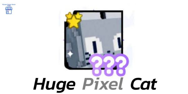 Huge Pixel Cat Exclusive Pet (Clean 100% non dupe + Bonus 5B Gems) | Pet Simulator