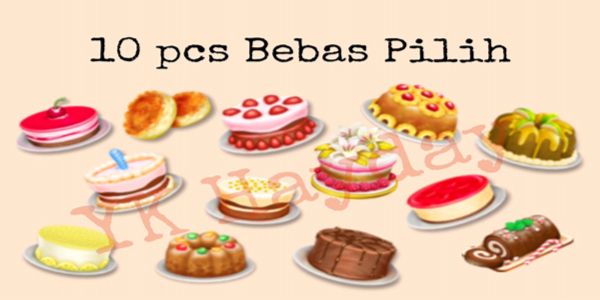 10 pcs "FREE TO CHOOSE" CAKE OVEN, Just type in which one you want