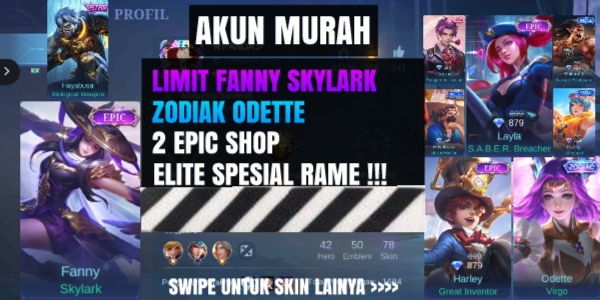 AKUN MURAH LIMIT FANNY SKYLARK
