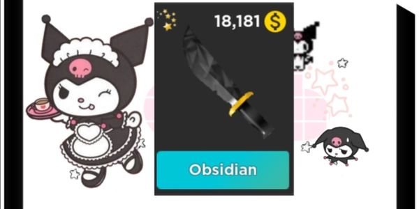 knife obsidian | survive the killer (stk)