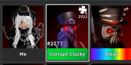 Corrupt Clucky - Survive the Killer Limited Item