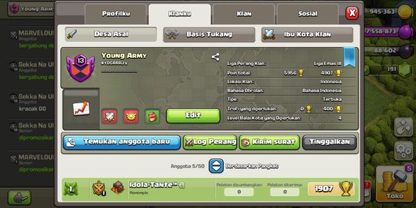 Clan Level 13 | Young Army