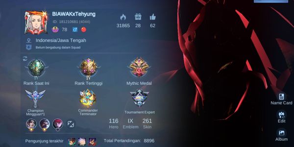 ML GG account