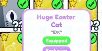 Huge Easter Cat