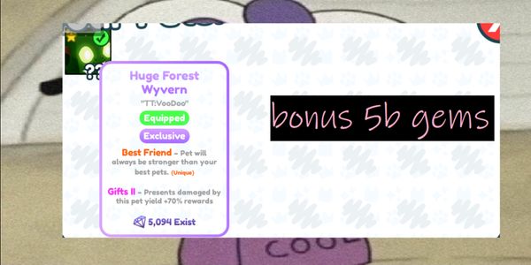 Huge Forest Wyvern | Pet Simulator