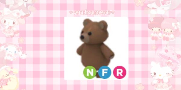 Buy Item Adopt Me Brown bear NFR Roblox Most Complete and Cheapest